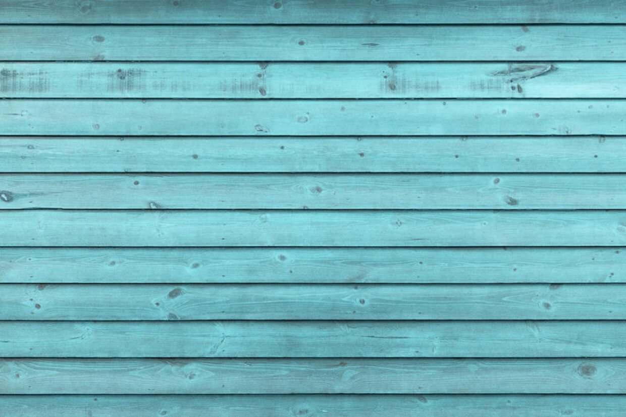 Rustic Old Weathered Blue Wood Plank Background