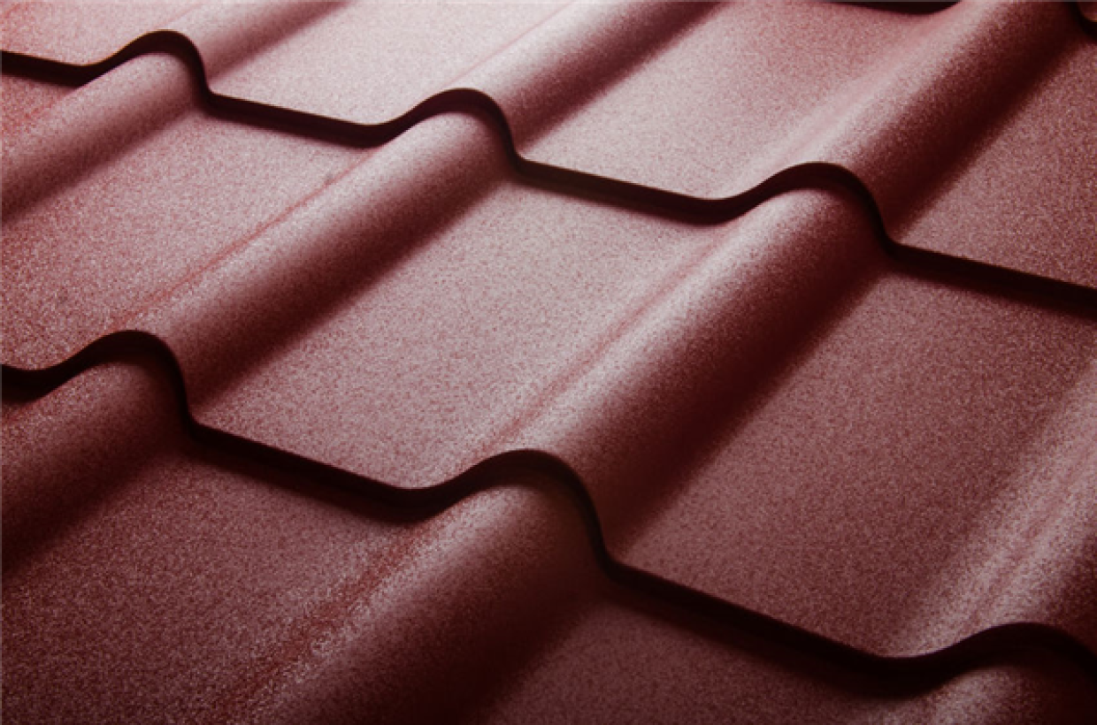 close up of building materials roofing and siding