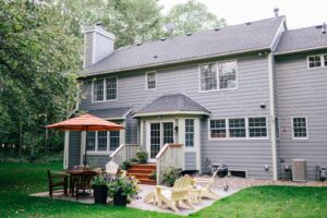 A home with LP SmartSide siding